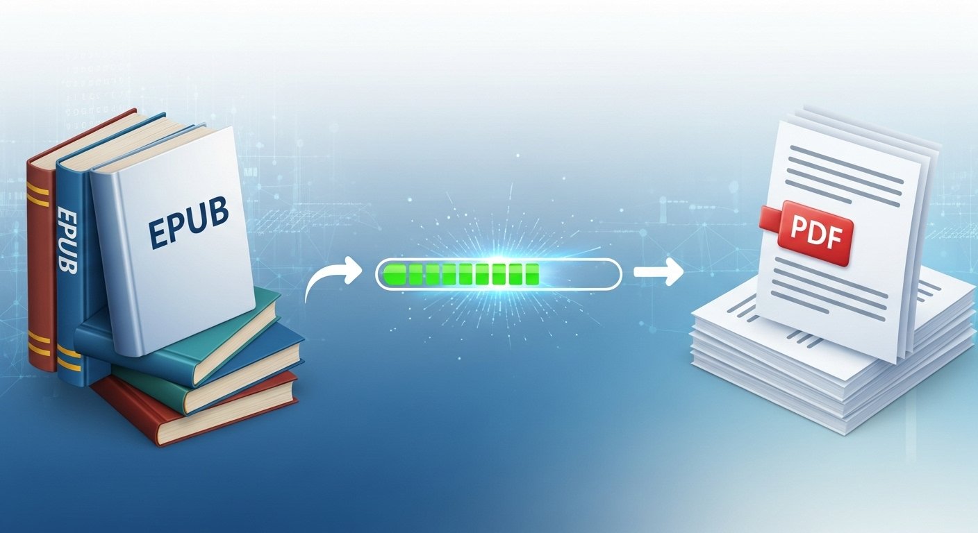 EPUB to PDF